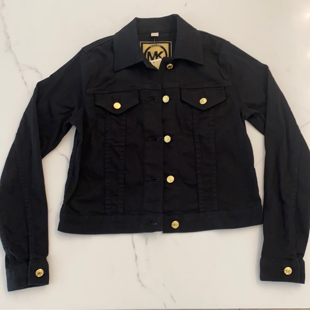 Michael Kors Black Jean Jacket